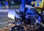 V Bratislave vrazilo auto do stĺpa, polícia upozorňuje na obmedzenia