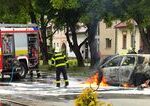 V Slovenskej Ľupči horelo auto