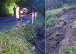 Cestu pri obci na Spiši narušila voda, polícia odporúča obchádzku