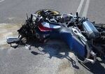 Pri nehode nákladiaku a motorky v Tepličke nad Váhom utrpel motocyklista zranenia
