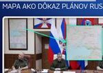 Mapa na zasadnutí ruského ministerstva obrany ukázala aj Odeskú a Mykolajivskú oblasť ako súčasť Ruska
