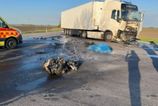 Tragédia pri Nových Zámkoch: Motorkár neprežil zrážku s kamiónom