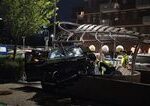 Divoká naháňačka v Petržalke: Unikajúce auto skončilo vo fontáne, padli aj varovné výstrely (+video)