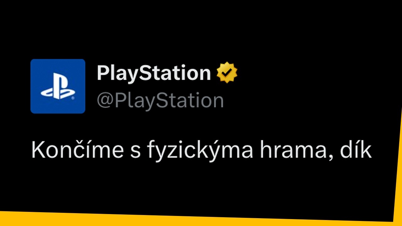 Konec fyzických her pro PlayStation..